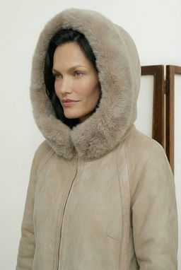 Пальто (бежевое) W25/13532 - Eliseeva olesya фото 3