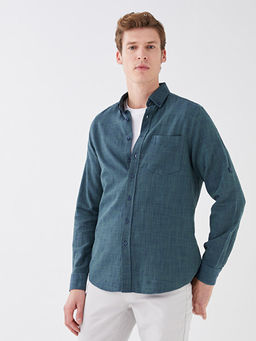 Regular Fit Uzun Kollu Poplin Erkek G?mlek