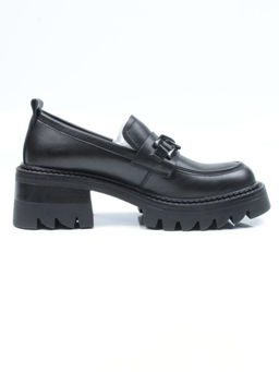 03-C1817-1 BLACK Лоферы женские (натуральная кожа)