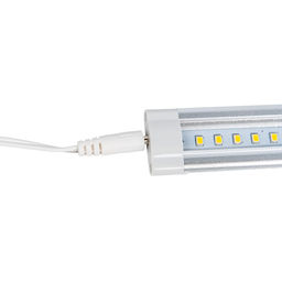 ULM-F45-2x6W/4500K IP20 SILVER Светильники светодиодные для мебели, набор из 2-х шт. Механический выключатель. 600*25*8мм. 2*500Lm. ТМ Uniel
