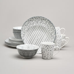 НАБОР ПОСУДЫ ОБЕДЕННОЙ BRONCO DREAMS НА 4 ПЕР. 16 ПР.  фото 9