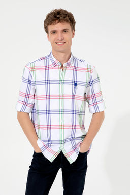 U. S. Polo Assn / -50% Мужская зеленая рубашка с длинным рукавом - U.s. polo assn фото 9