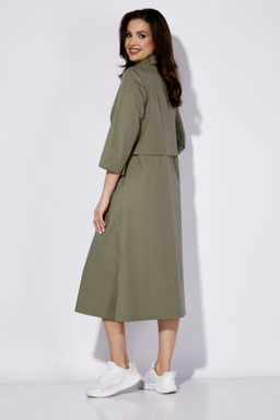 Платье ТАиЕР 1270 олива  фото 2