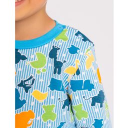 Пижама футер 2х нитка начёс 1087300102 - Юлла фото 8