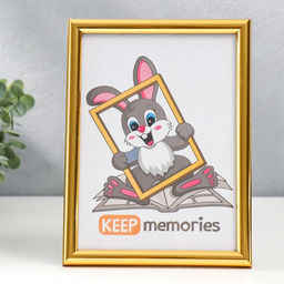 Фоторамка для фото 15×21 см Keep memories, Emma, пластик, золото