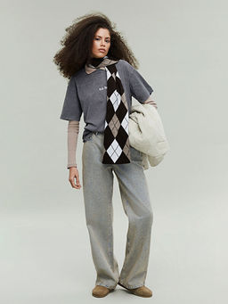 Baggy Fit Kad?n Jean Pantolon