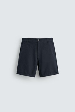 BERMUDA REGULAR FIT ESTRUCTURA / Marino - Zara фото 7