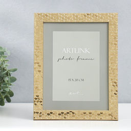 Фоторамка для фото 15×20 см Stella, пластик, золото