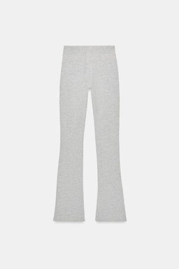 PANTAL?N FLARE EFECTO LAVADO / Gris vigor?