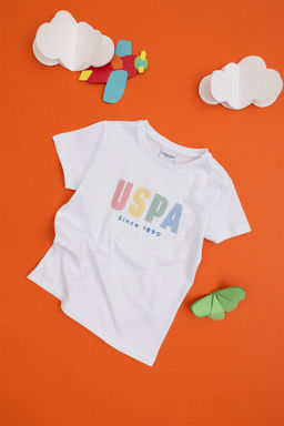 Белая футболка для мальчика