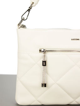 LACCOMA сумка Майя-Ф826-белый эко кожа хлопок фото 5