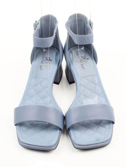 08-BE47F-66JV BLUE Босоножки женские (натуральная кожа) - Фабричный китай фото 8