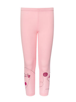 Лосины детские розовые клубочки