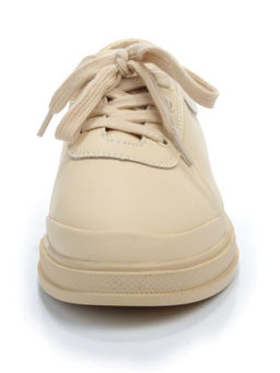 03-PDXL 95-3 BEIGE Полуботинки спортивные женские (натуральная кожа)