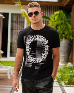 Эксклюзивная авторская футболка  из хлопка FM007