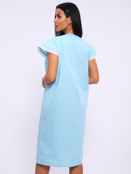 М121 Сорочка Света (голубой) - Иванушка-трикотаж фото 7