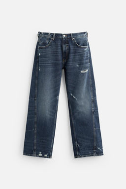 BAGGY JEANS WITH SEAM DETAIL - Zara фото 7
