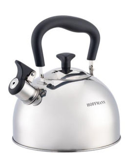 Чайник для плиты 2,5л со свистком, черная ручка НМ 55207 - Hoffmann фото 4