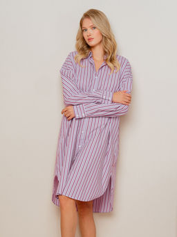 Сорочка женская Indefini 4304SCX розовая  фото 5