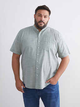 Regular Fit Hakim Yaka Poplin Erkek G?mlek