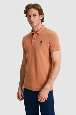 Erkek Slim Fit Polo Yaka G_l Kurusu Basic Ti__rt