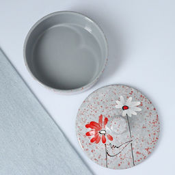 Набор для холодца Псковский гончар «Ромашка двойная», 3 шт., 750 мл, керамика, серый