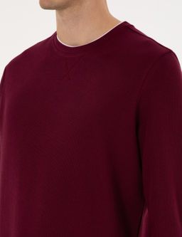 Bordo Regular Fit Sweatshirt - Pierre cardin фото 7