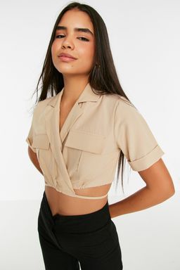 Tas Crop Gomlek TWOSS22GO0502