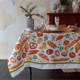 Скатерть Доляна Bread 180х144 см, 100% хлопок, 164 г/м2
