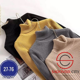 Водолазка женская однотонная