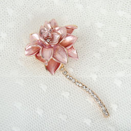 Брошь Цветок / 3450-2 /уп 24/ - Галеонтрейд фото 2