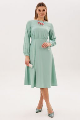Платье ANELLI 1836 дымчатый нефрит