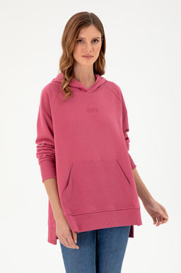 Женский розовый свитшот Неожиданная скидка в корзине - U.s. polo assn фото 8
