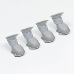 Ботинки для собак, резиновые, набор 4 шт, размер L , серые - Simaland фото 8