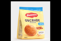 Яшкино, печенье Овсяночка, сдобное, 350 г фото 2