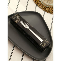 Цена за 6 шт. Вилка столовая Magistro Bravo, длина 18.8 см, толщина 2 мм, нержавеющая сталь  фото 6