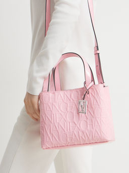 Женская сумка с ручками ARMANI EXCHANGE LIZ Артикул 4361232, светло-розовый  фото 2
