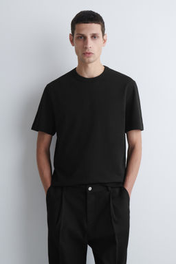 CAMISETA DE ALGOD?N CON CUELLO REDONDO