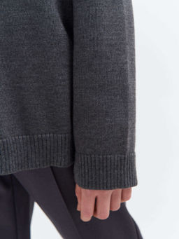 Кардиган вязаный Серый 7+ - Bungly фото 3