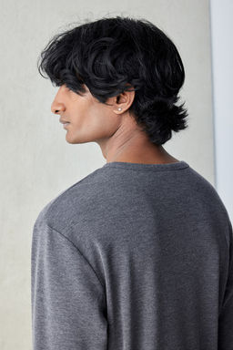 Camiseta de canale con cuello panadero - H&m фото 4