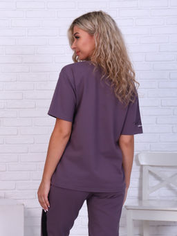 Костюм женский 5-316а (кофейно-серый)