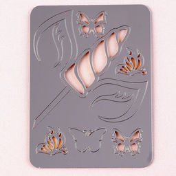 Украшение для торта Единорог, с бабочками, цвет золото - Страна карнавалия фото 2