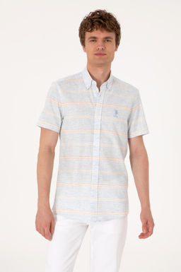 Erkek A__k Mavi K_sa Kollu G_mlek Sepette S_rpriz _ndirim