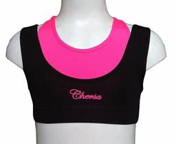 7069 Топ короткий двойной из хлопка - Chersa фото 2