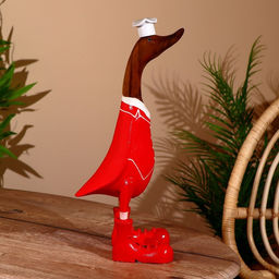 Сувенир «Утка - поварёнок», 50 см, дерево