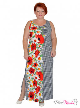 Платье Модель №1451 размеры 44-84 - Plusmoda фото 5