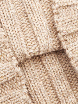 Шапка жен. шерсть+акр LB-BR55049 beige melange - Labbra фото 4