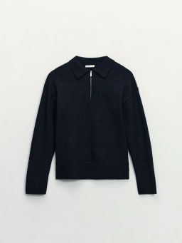 Джемпер поло с молнией / Zarina