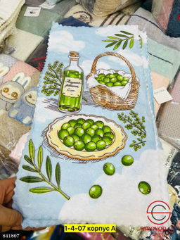 Полотенце, микрофибра с рисунком