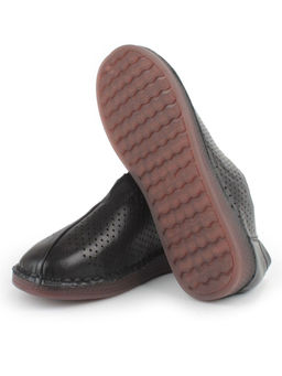 03-5001-1 BLACK Полуботинки женские летние (натуральная кожа) - Фабричный китай фото 13